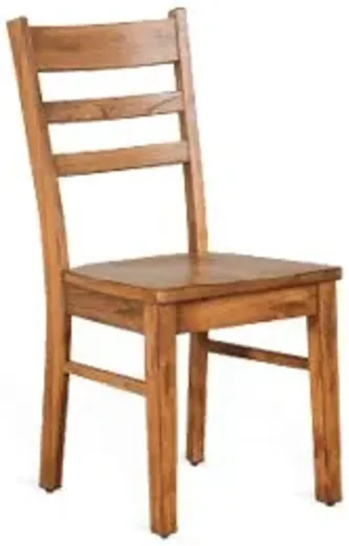 Sunny Designs Sedona Rustic Oak Ladderback Dining Chair with Wood Seat