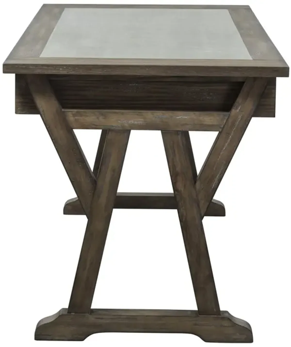 Liberty Furniture Stone Brook Rustic Saddle Executive Laptop Desk