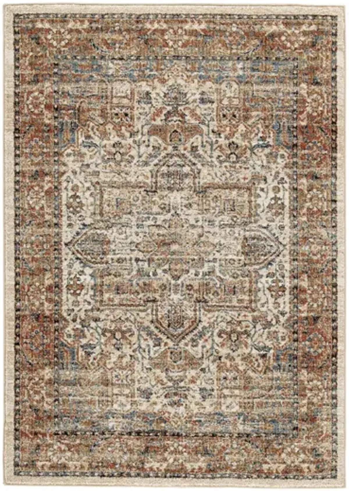 Timeless Trellis Classic Multicolor Area Rug