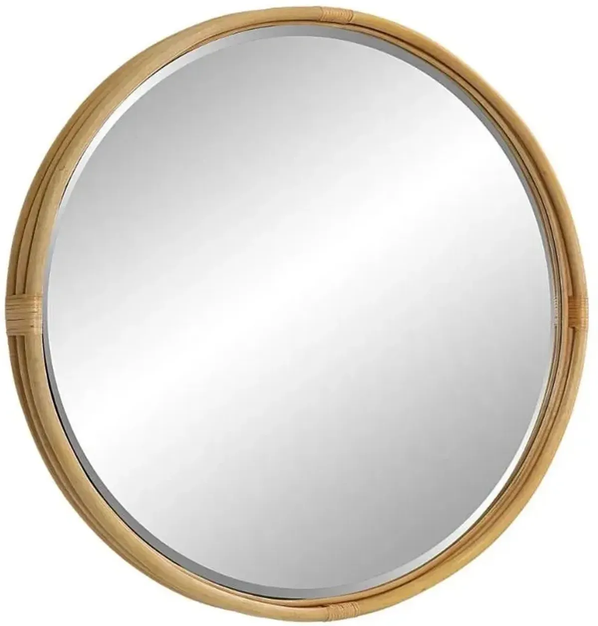 Uttermost Drift Away Natural Round Mirror