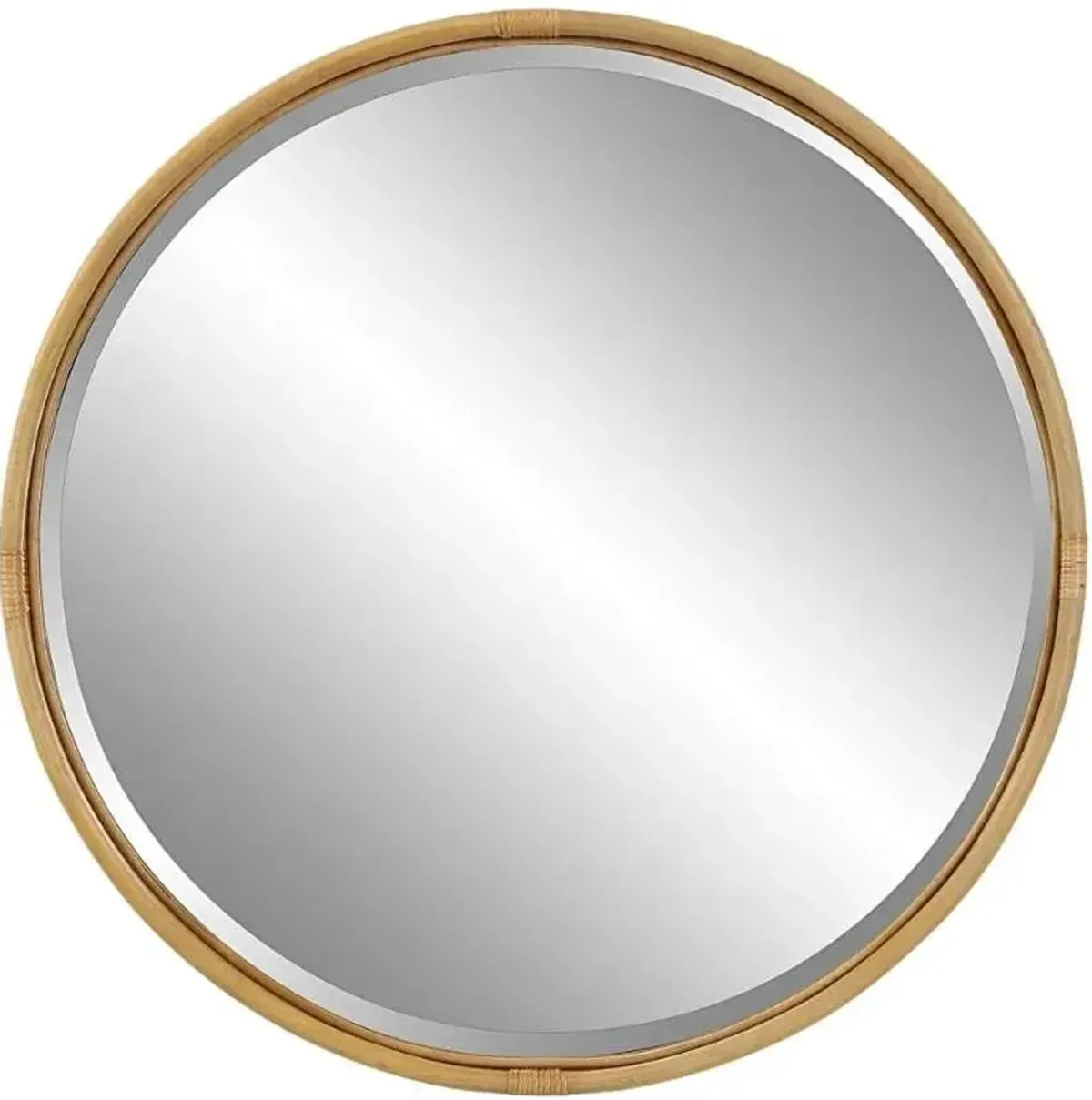 Uttermost Drift Away Natural Round Mirror