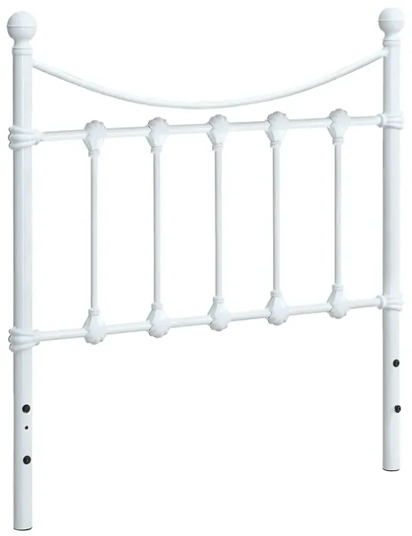 Coaster Marie Metal Twin Open Frame Headboard White