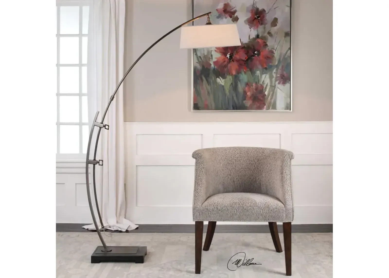 Uttermost Calogero Floor Lamp