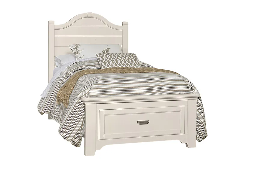 TWIN ARCH HEADBOARD ONLY - WHITE