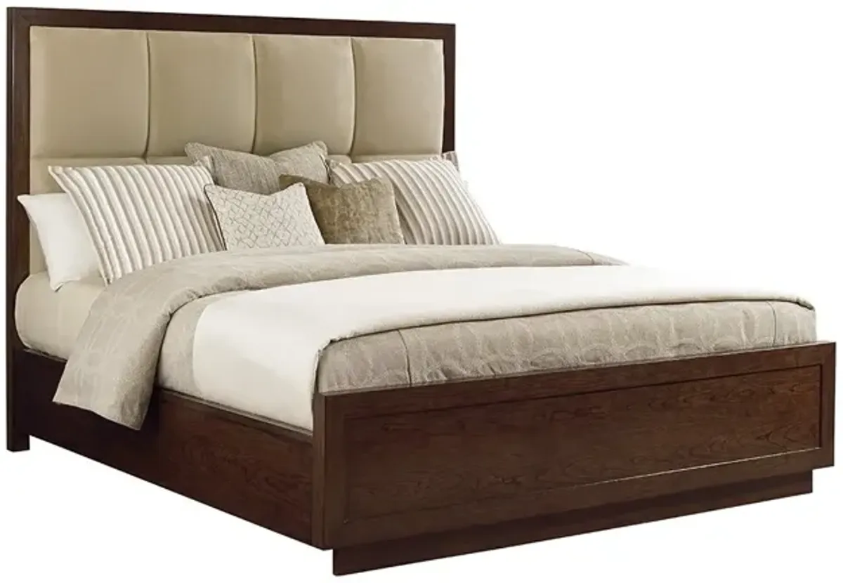 CASA DEL MAR UPHOLSTERED BED 6/6 KING LAUREL CANYON