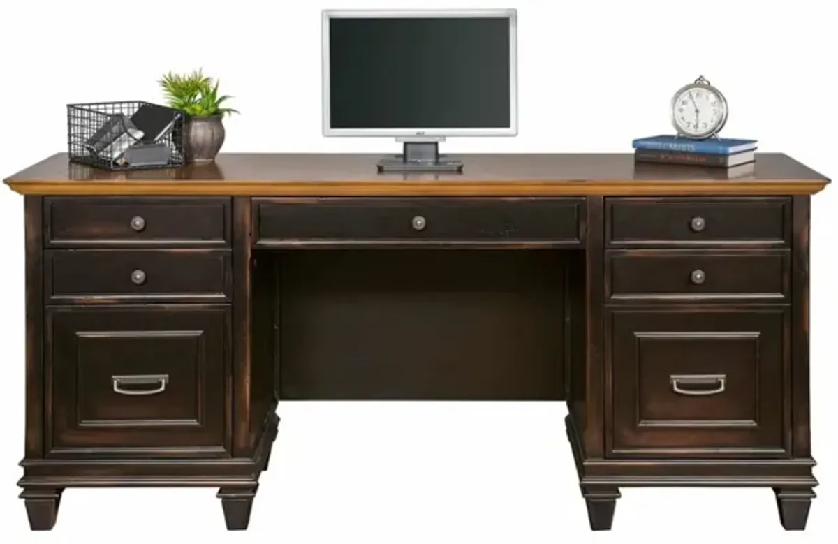 Martin Furniture Hartford Credenza Desk