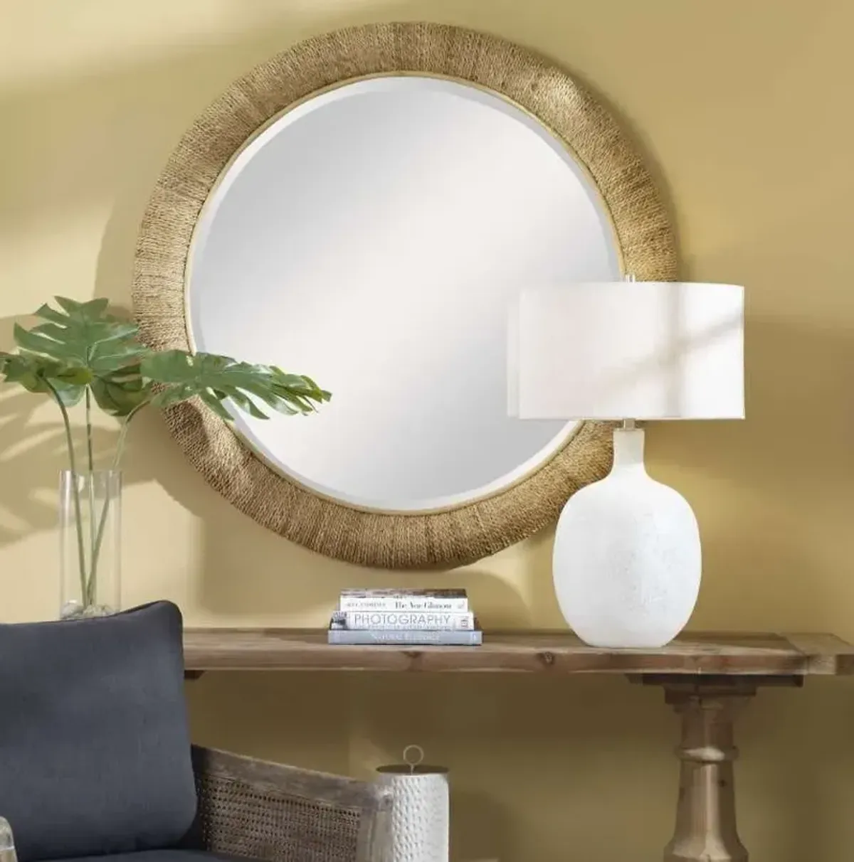 Uttermost Mariner Natural Round Mirror