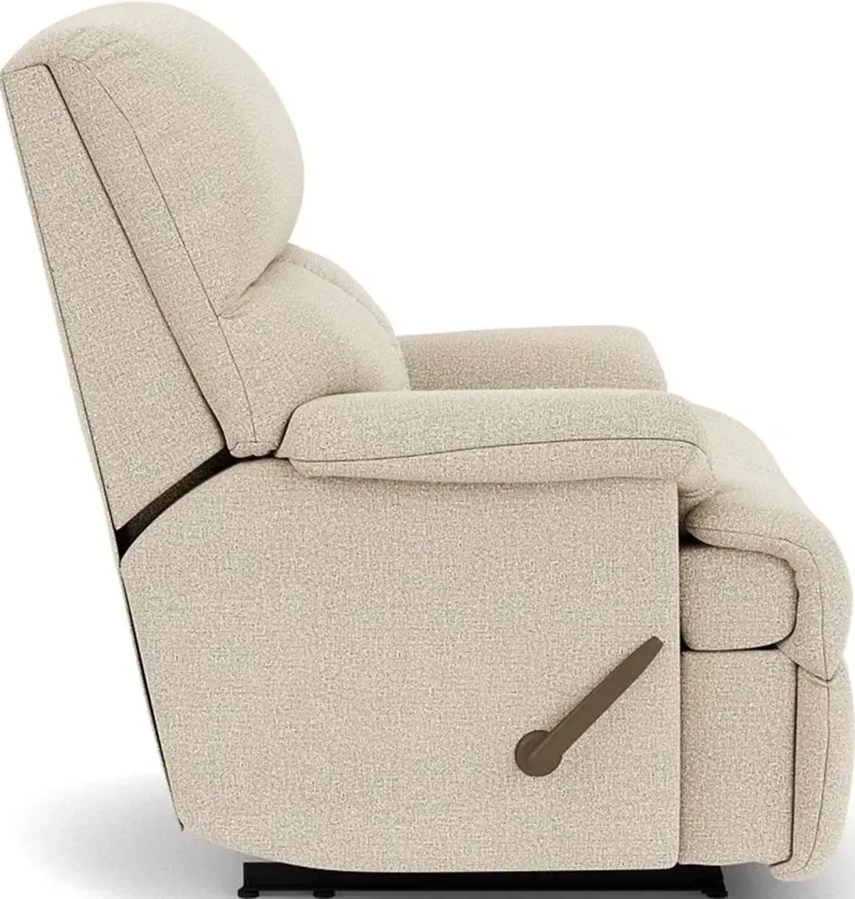 Flexsteel Triton Beige/Tan Twine Manual Recliner