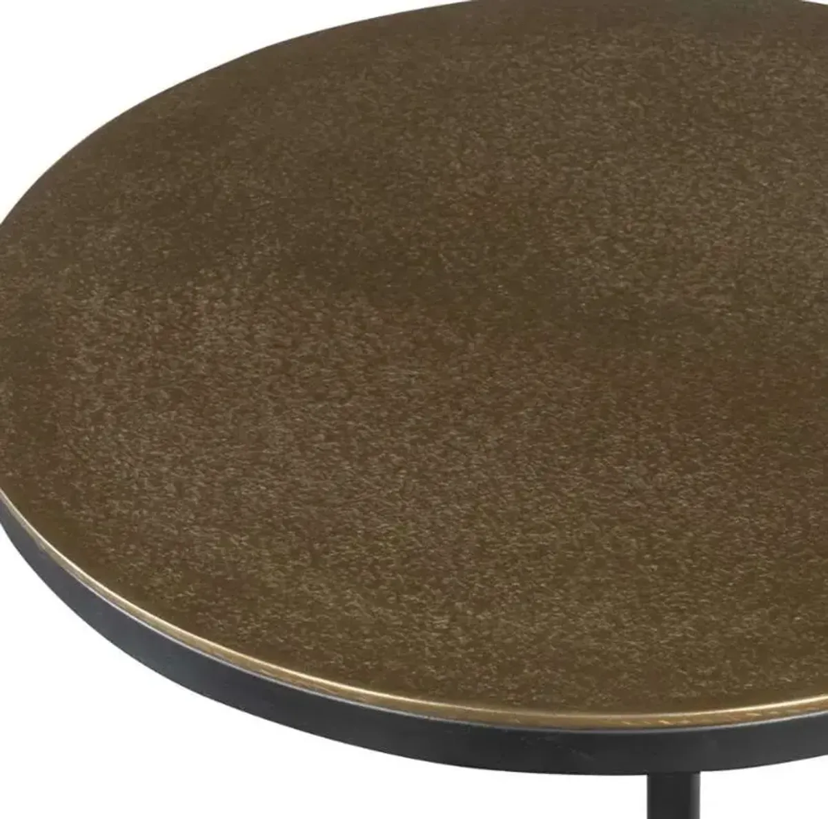 Uttermost Brunei Black/Gold Accent/Drink Table