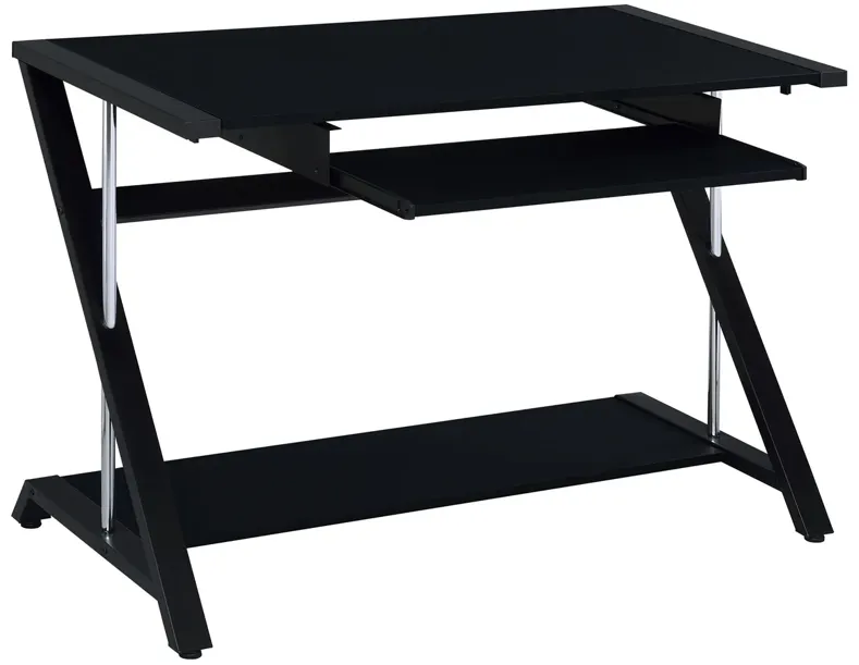 MALLET COMPUTER DESK BLACK MALLET DESK