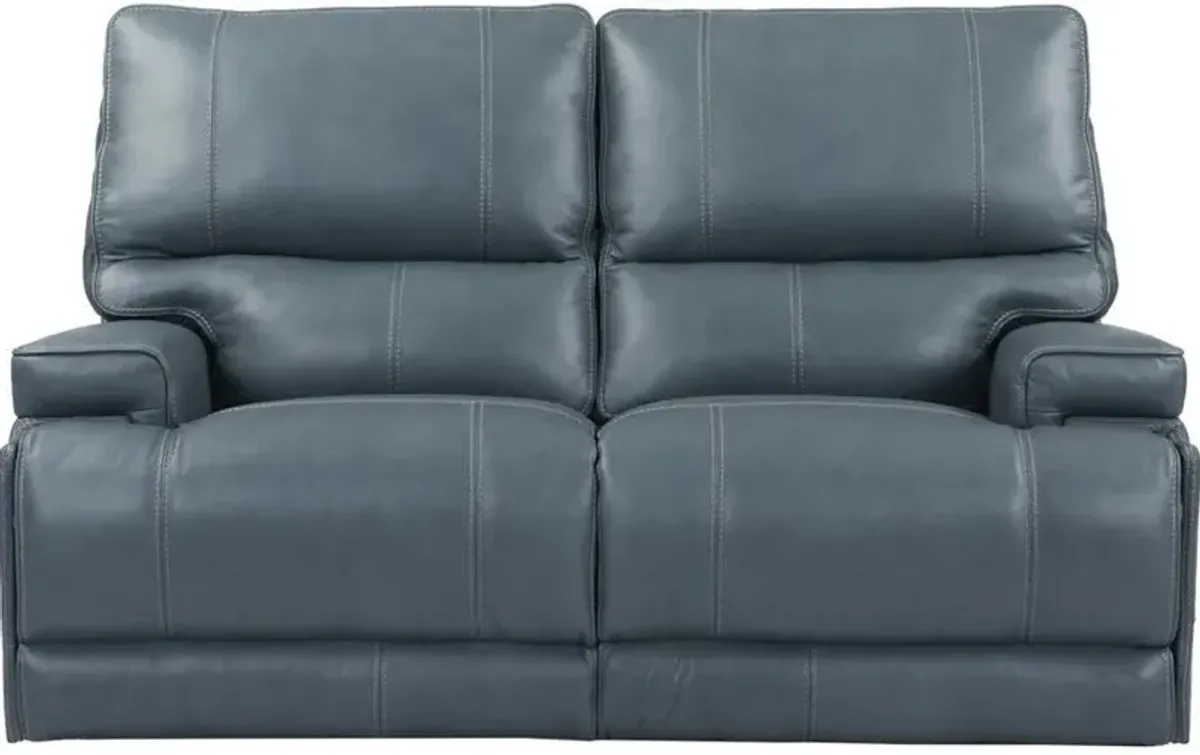 Parker House Whitman Verona Reclining Loveseat in Azure Color