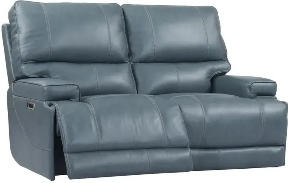 Parker House Whitman Verona Reclining Loveseat in Azure Color