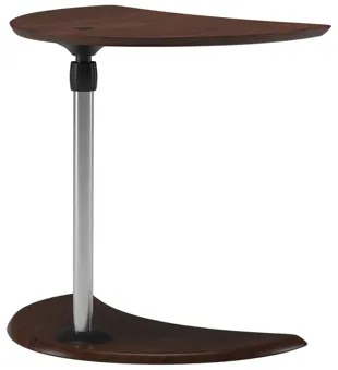 EKORNES STRESSLESS ALPHA USB TABLE WITH WOOD TOP - BEECH BROWN