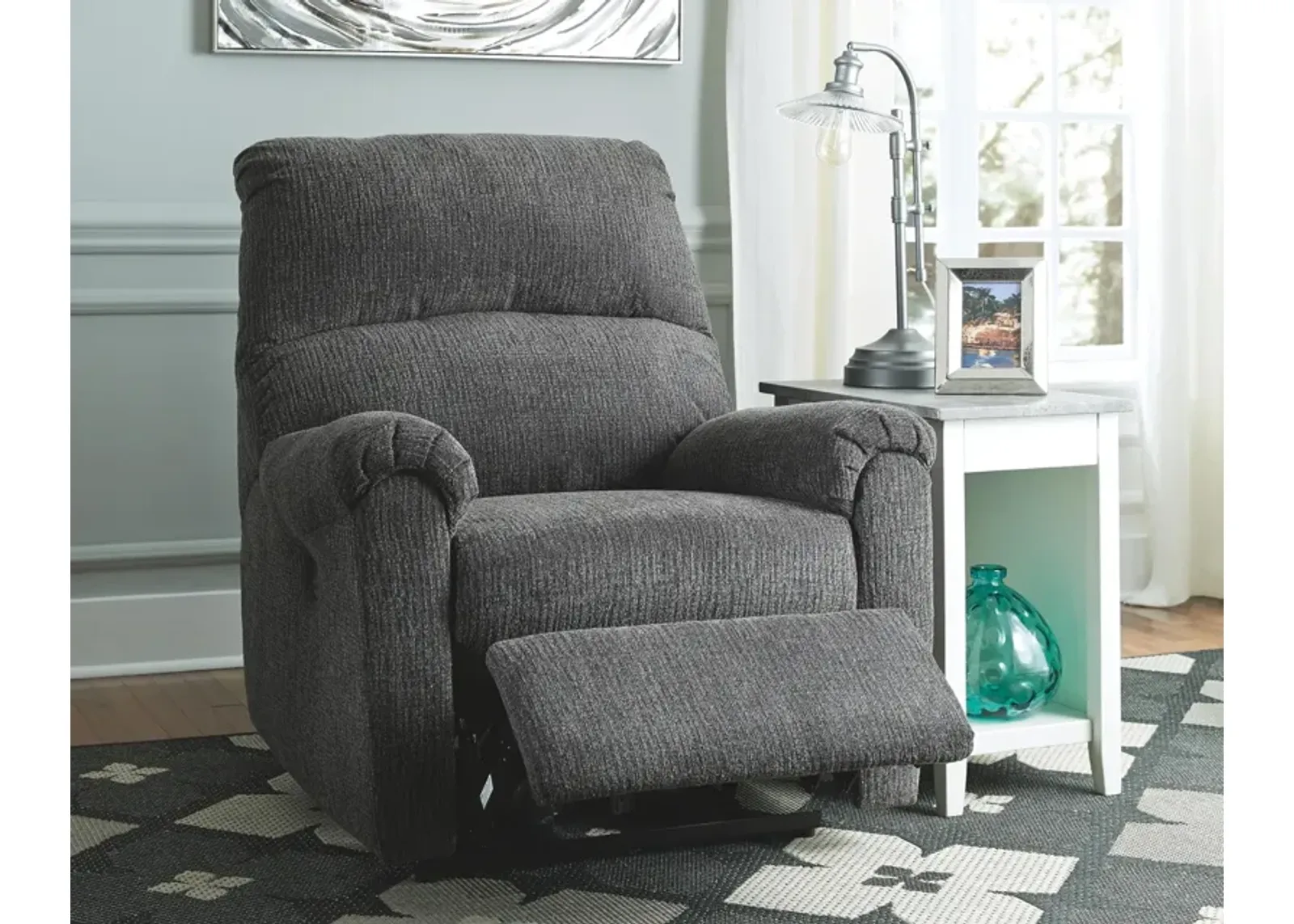 Ashley Mcteer Charcoal Power Recliner