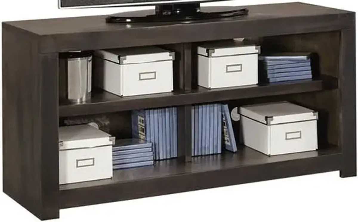 Aspenhome Avery Loft Ghost Black 49 Inch Open TV Stand Console