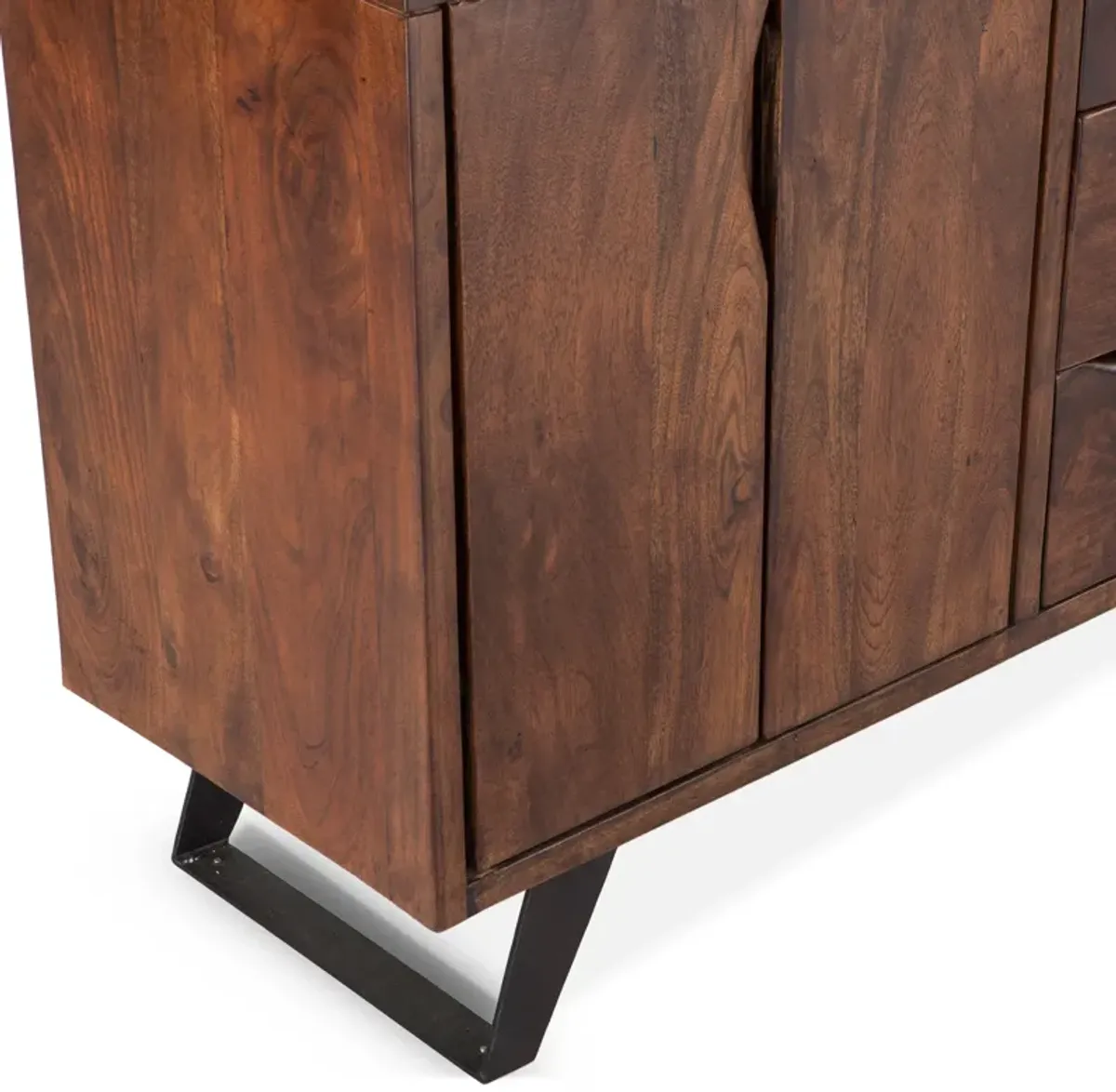 Home Trends Design London Loft Walnut Sideboard