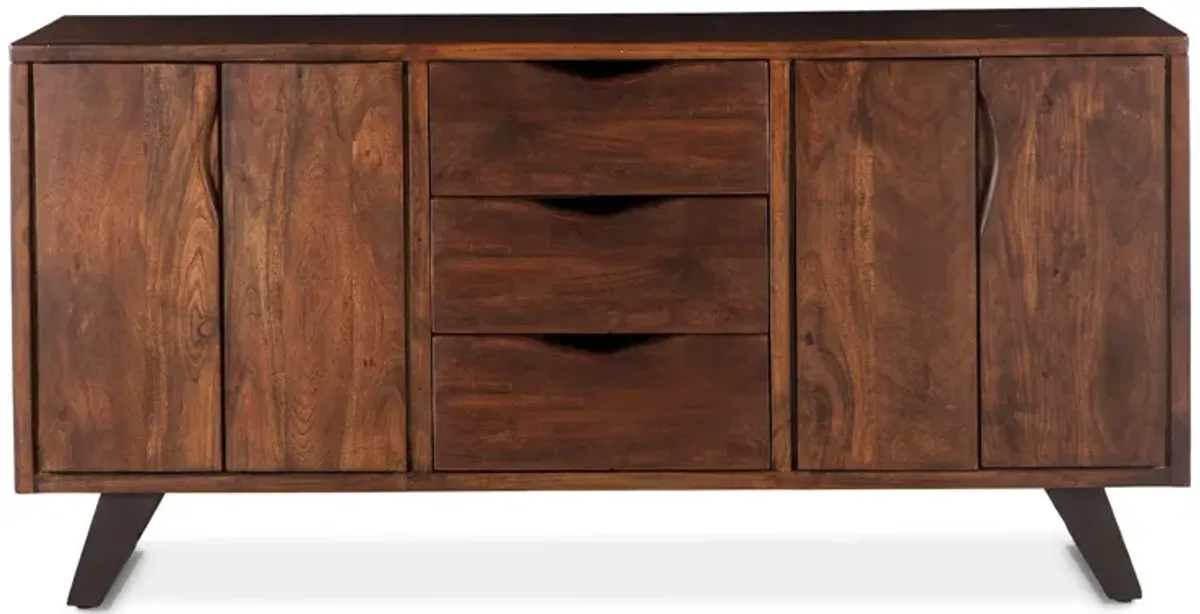 Home Trends Design London Loft Walnut Sideboard