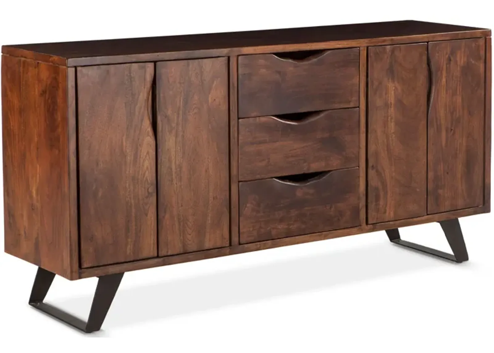 Home Trends Design London Loft Walnut Sideboard