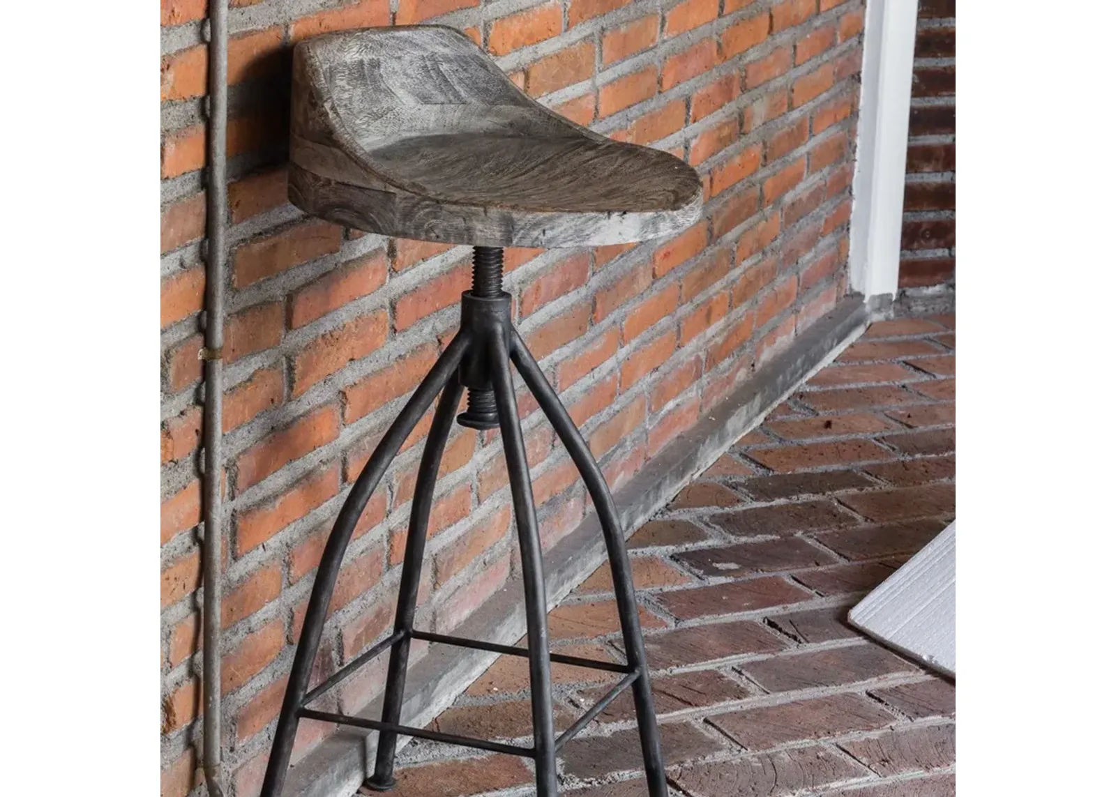 Uttermost Kairu Driftwood Bar Stool