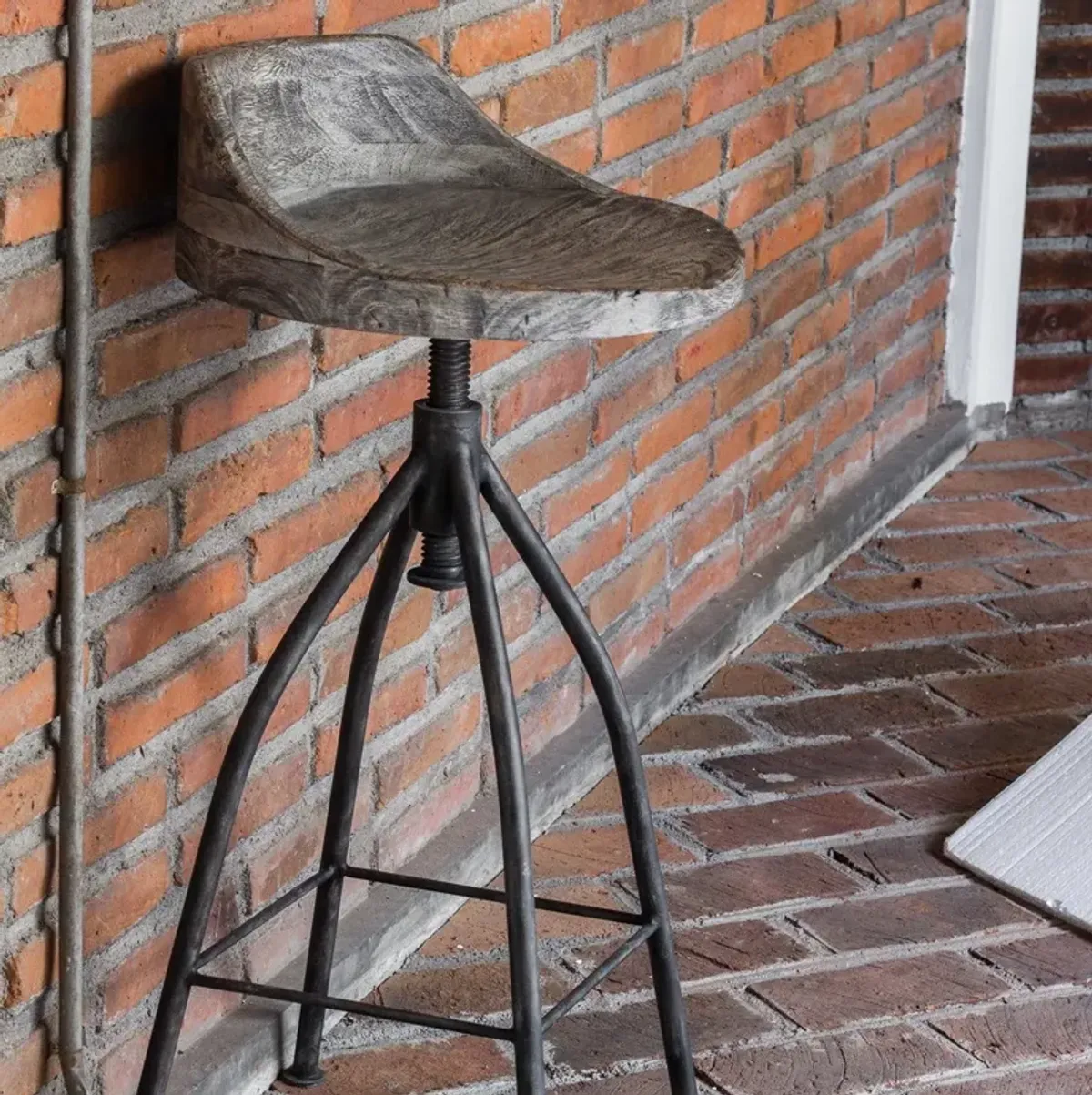 Uttermost Kairu Driftwood Bar Stool