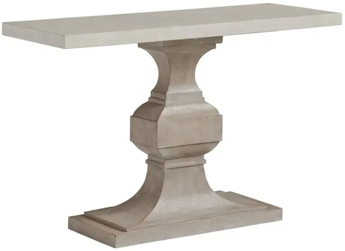 Barclay Butera by Lexington Malibu Tivoli 54 Inch Contemporary Wood Warm Taupe Brown Console Accent Table