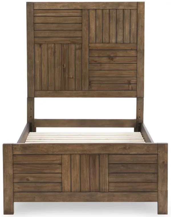 Legacy Classic Summer Camp Brown Panel Headboard Twin Brown Finish