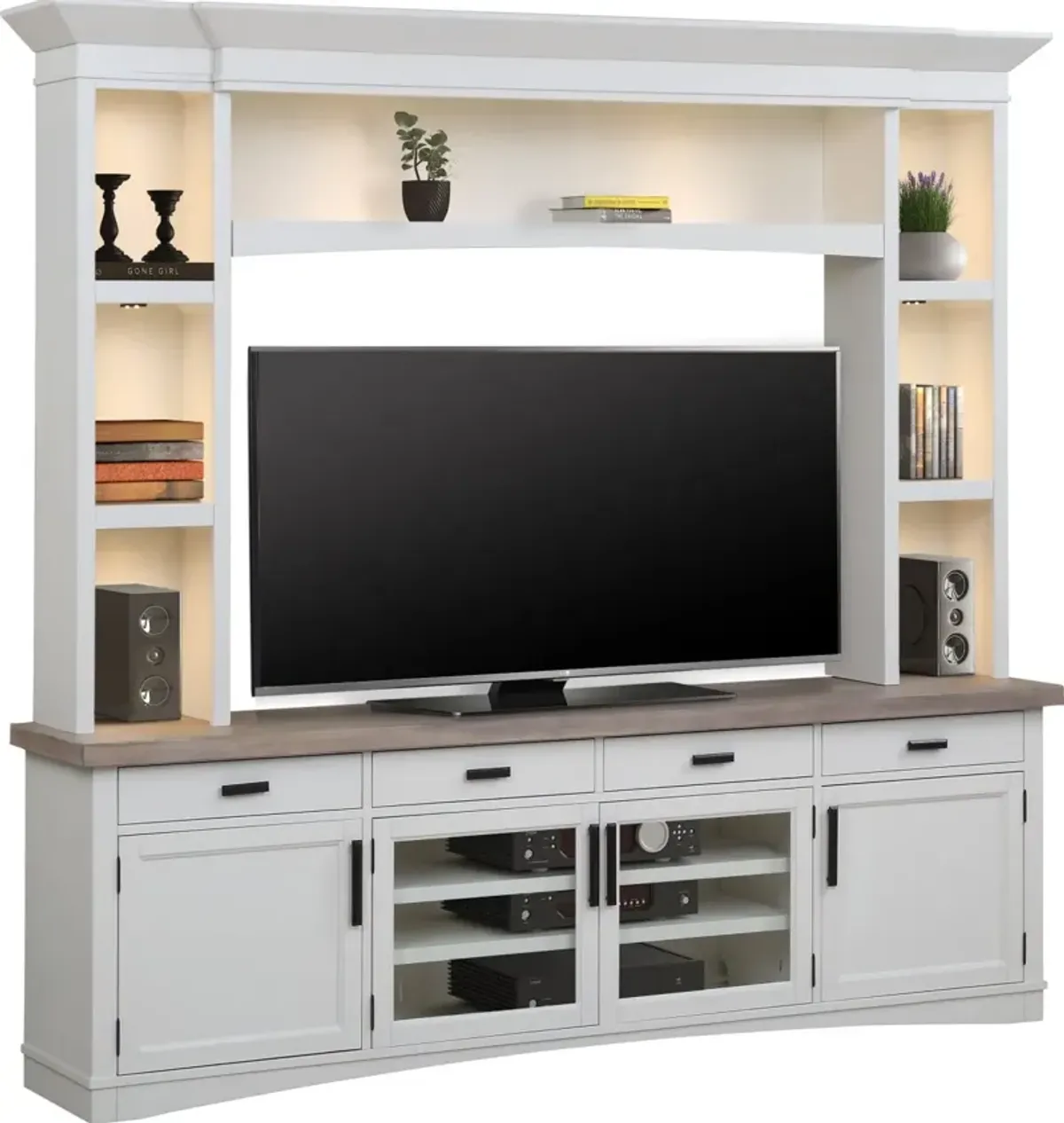 Parker House Americana Modern Collection 92 Inch Scotton Media Entertainment Center