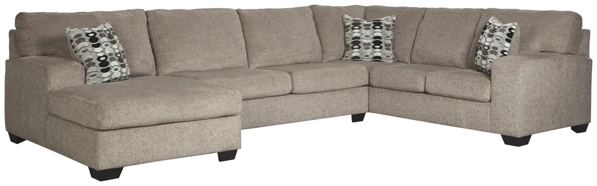 BALLINASLOE 3-PIECE SECTIONAL WITH CHAISE PLATINUM SIGNATURE DESIGN