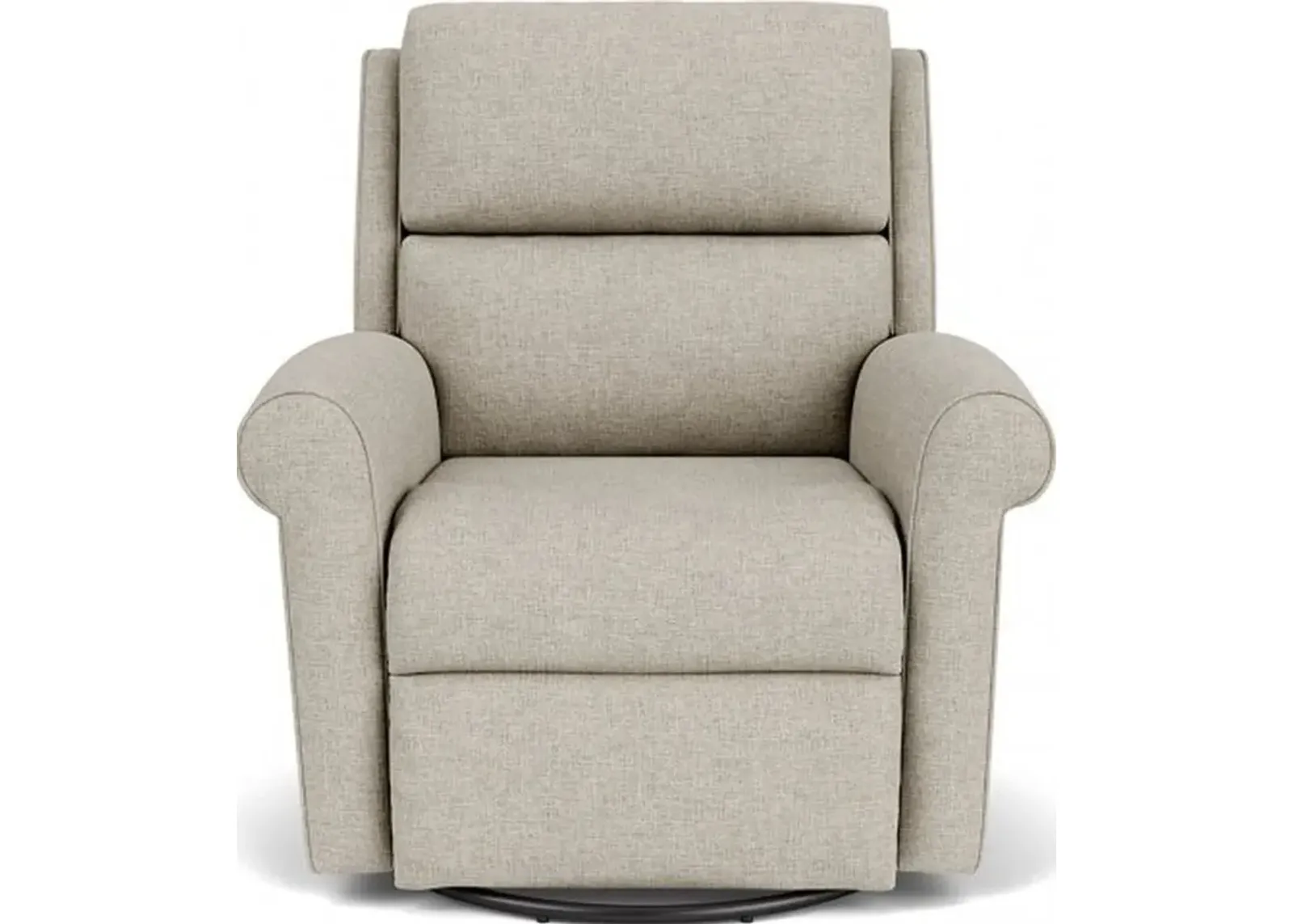 Flexsteel Belle Driftwood Swivel Gliding Manual Recliner