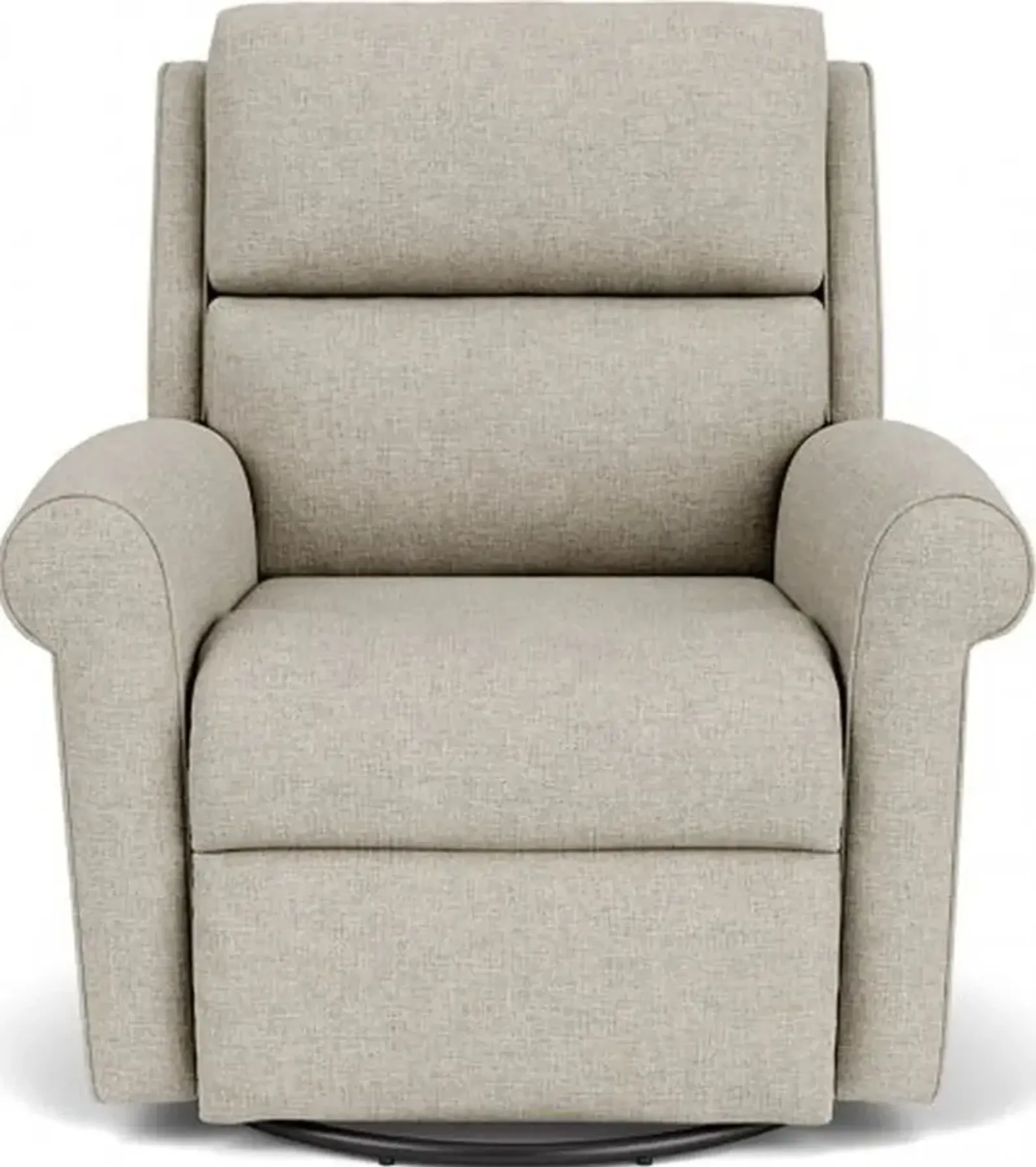 Flexsteel Belle Driftwood Swivel Gliding Manual Recliner