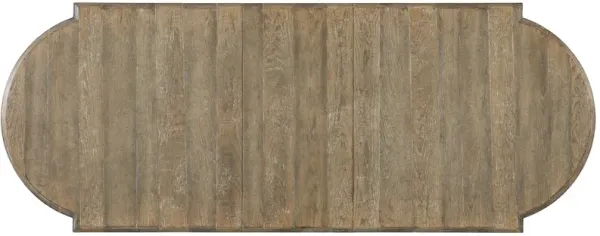 Hooker Furniture Boheme Colibri 88 Inch Trestle Dining Table with One 20 Inch Leaf