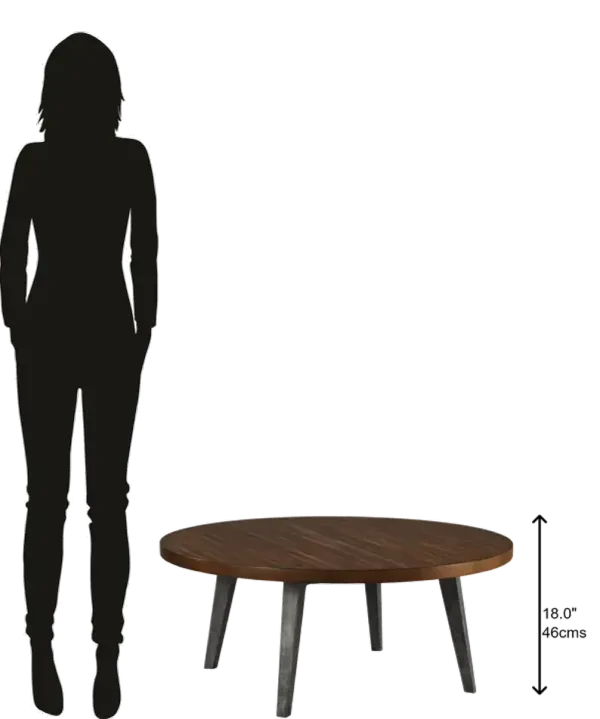 Hekman Played Leg Round Coffee Table