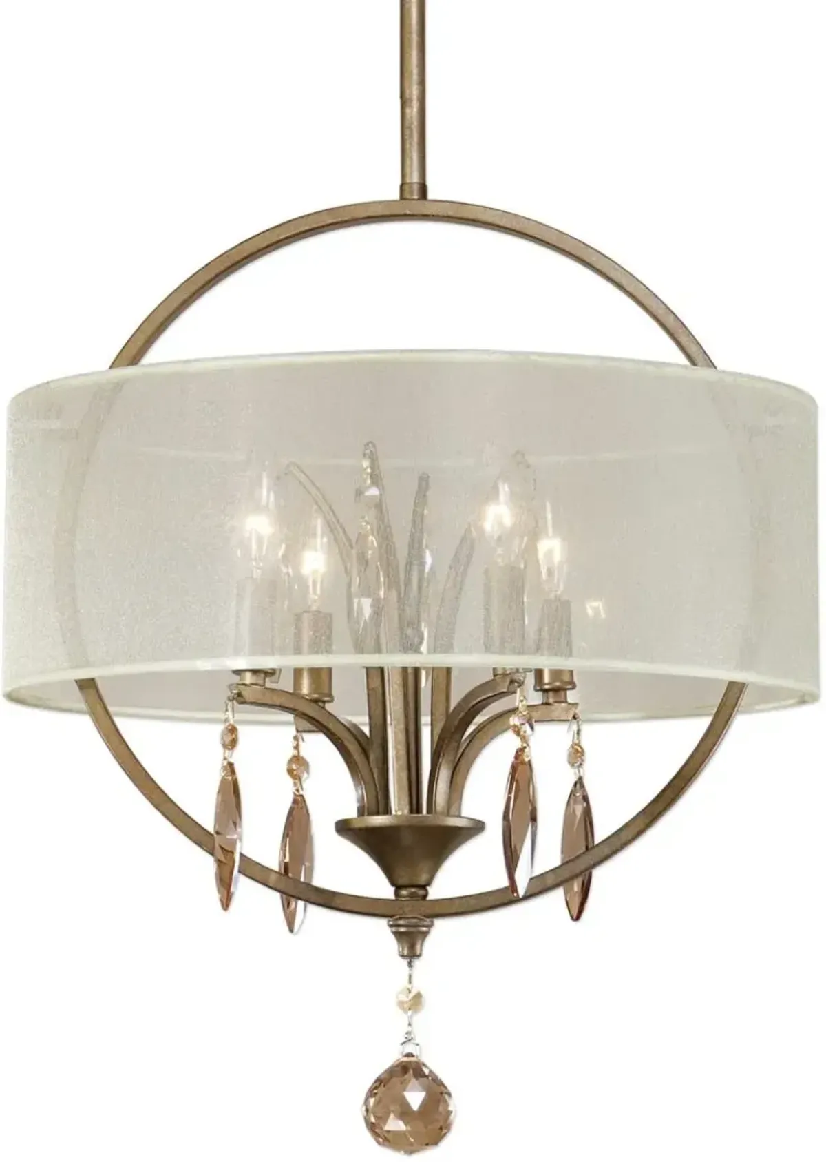 Uttermost Alenya 4-Light Gold Drum Pendant
