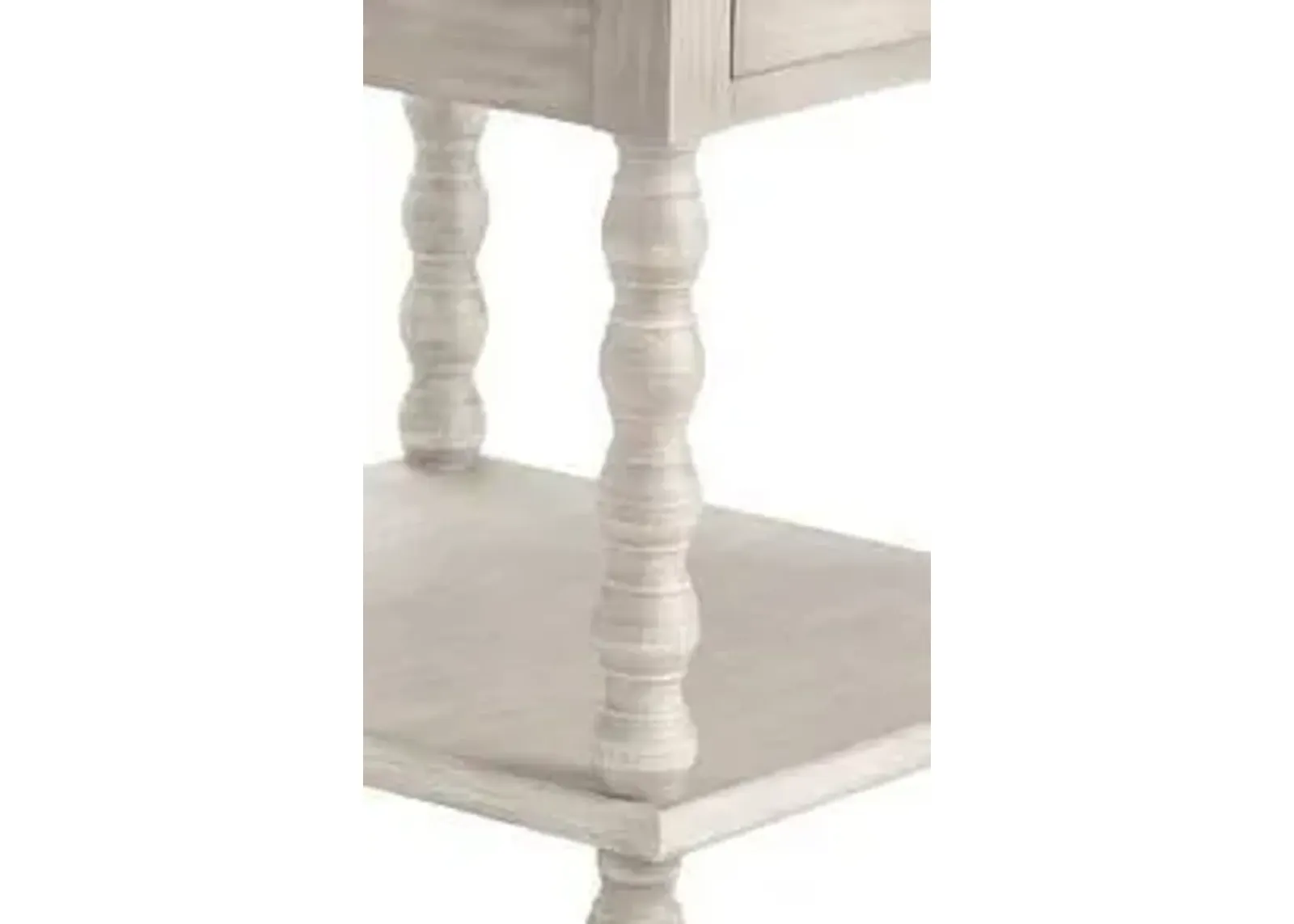 Crestview Pembroke Chalk Grey End Table