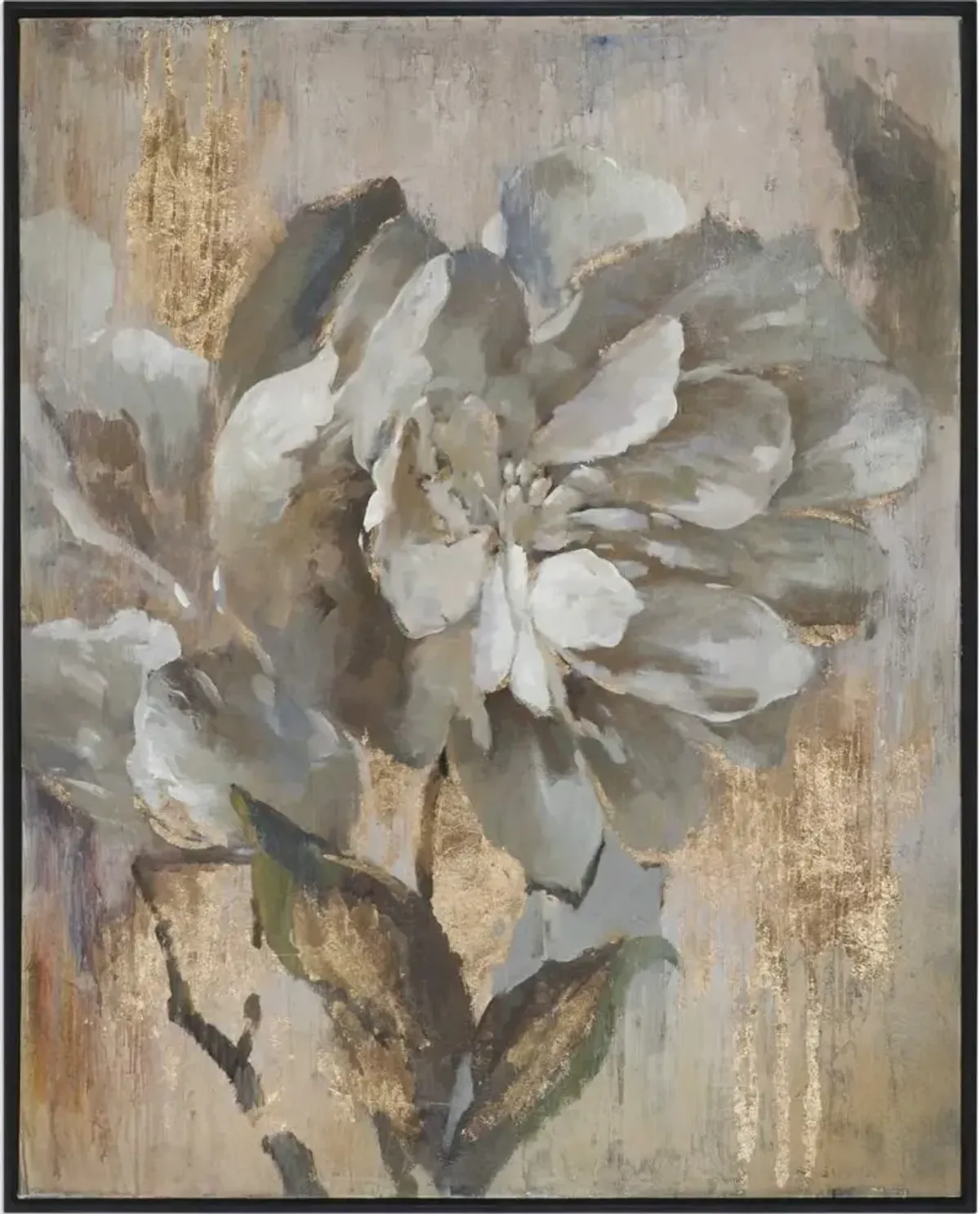 Uttermost Dazzling Gold Floral Wall Art