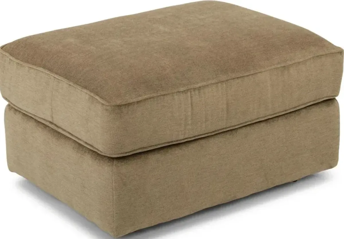 Flexsteel Vail Pewter Ottoman