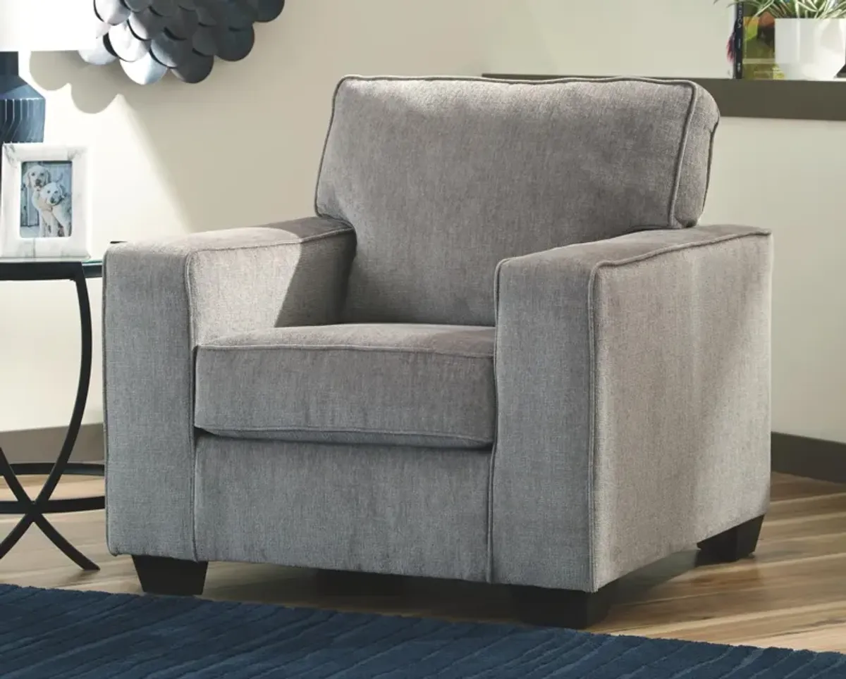 Ashley Alloy Neutral Upholstered Armchair