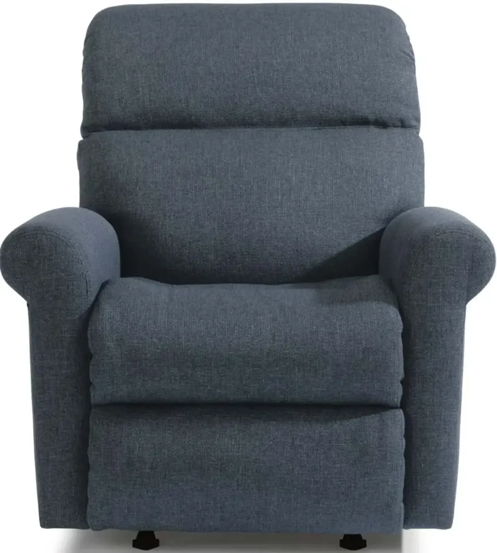 Flexsteel Davis Blue Power Rocking Recliner with Power Headrest