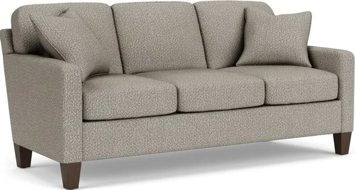 Flexsteel South Haven Contemporary Gray Quarry Sofa