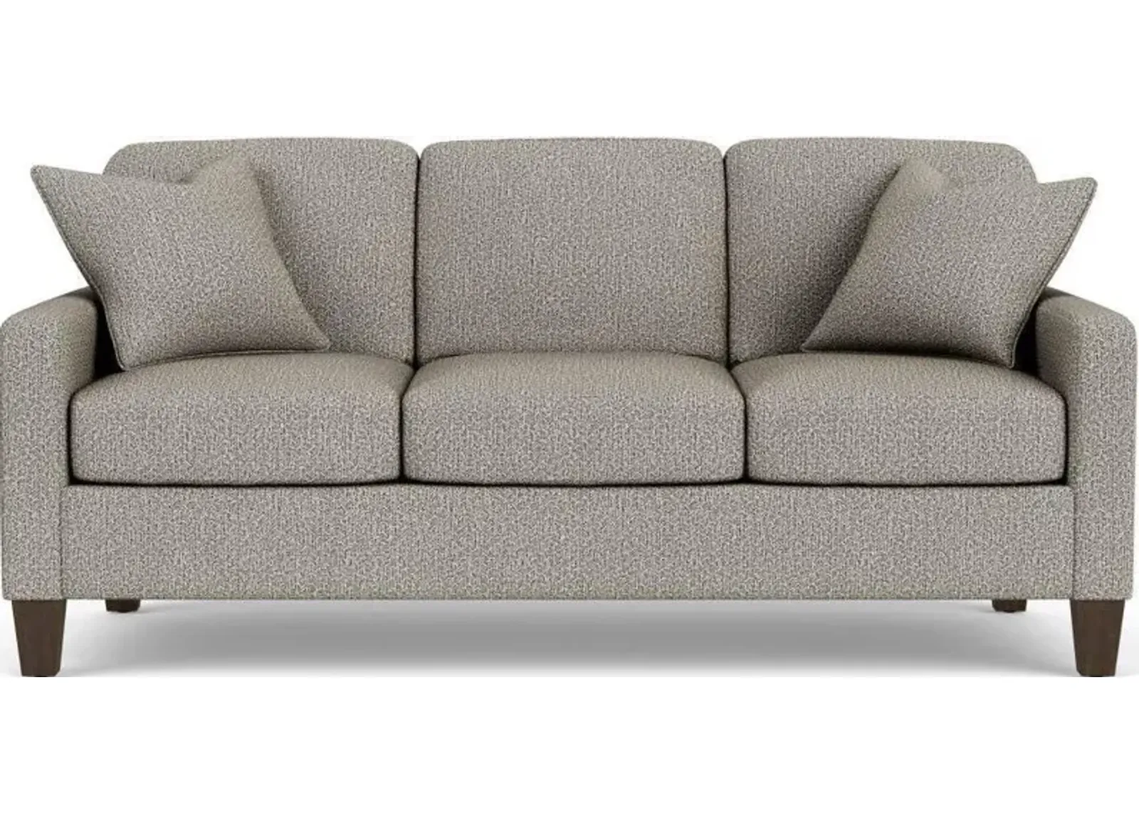 Flexsteel South Haven Contemporary Gray Quarry Sofa