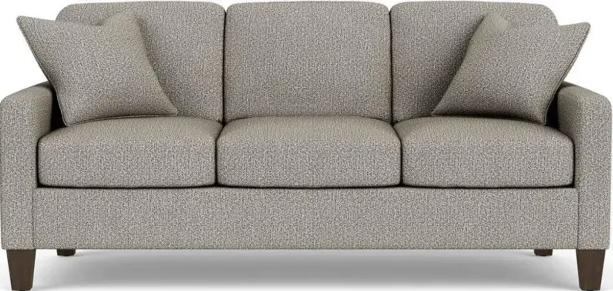 Flexsteel South Haven Contemporary Gray Quarry Sofa