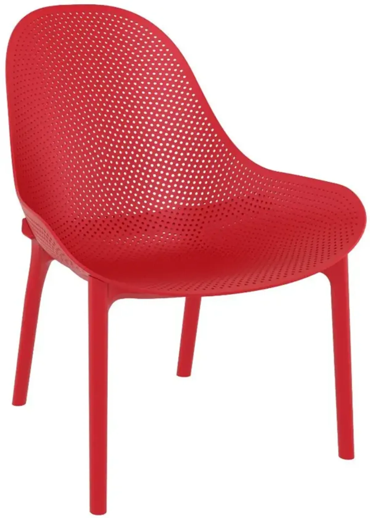 Sky Lounge Patio Chair Red