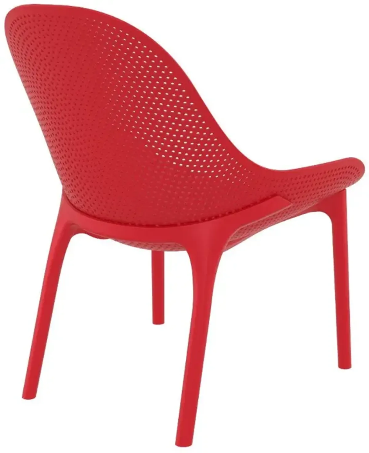 Sky Lounge Patio Chair Red