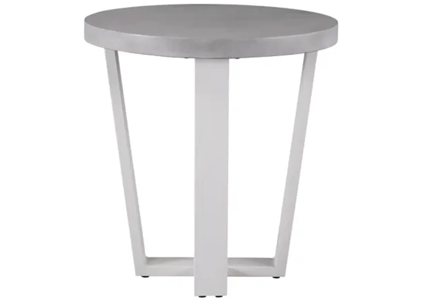 Universal Coastal Living Outdoor South Beach Chalk/Gray Patio Table