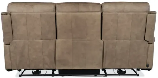 Hooker Furniture Duncan Leather Power Sofa with Power Headrest & Lumbar