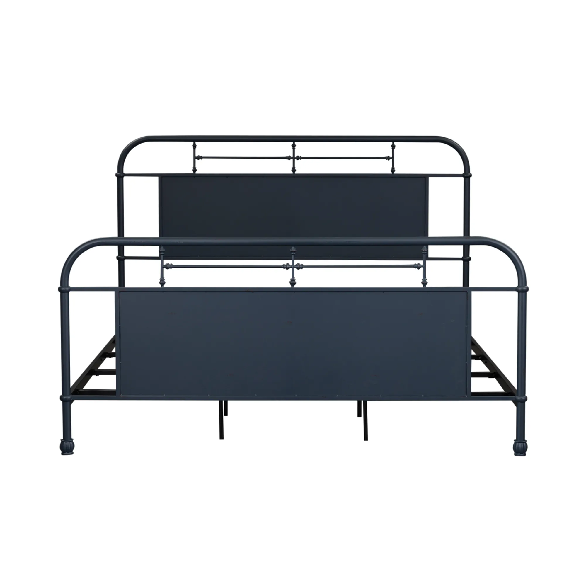 KING METAL BED- NAVY - VINTAGE SERIES