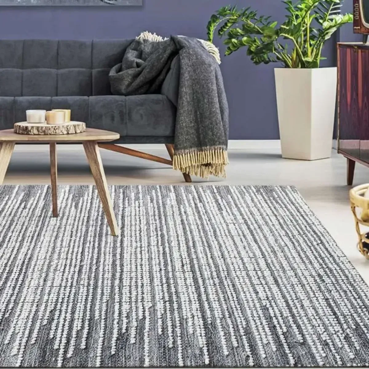 Uttermost Salida Gray/Light Gray 8 X 10 Area Rug