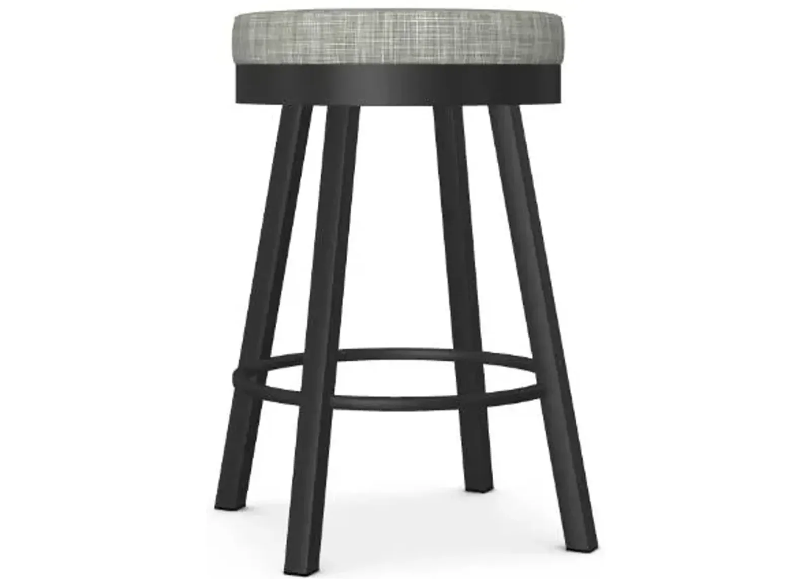 Amisco Rudy Backless Counter Height Swivel Stool