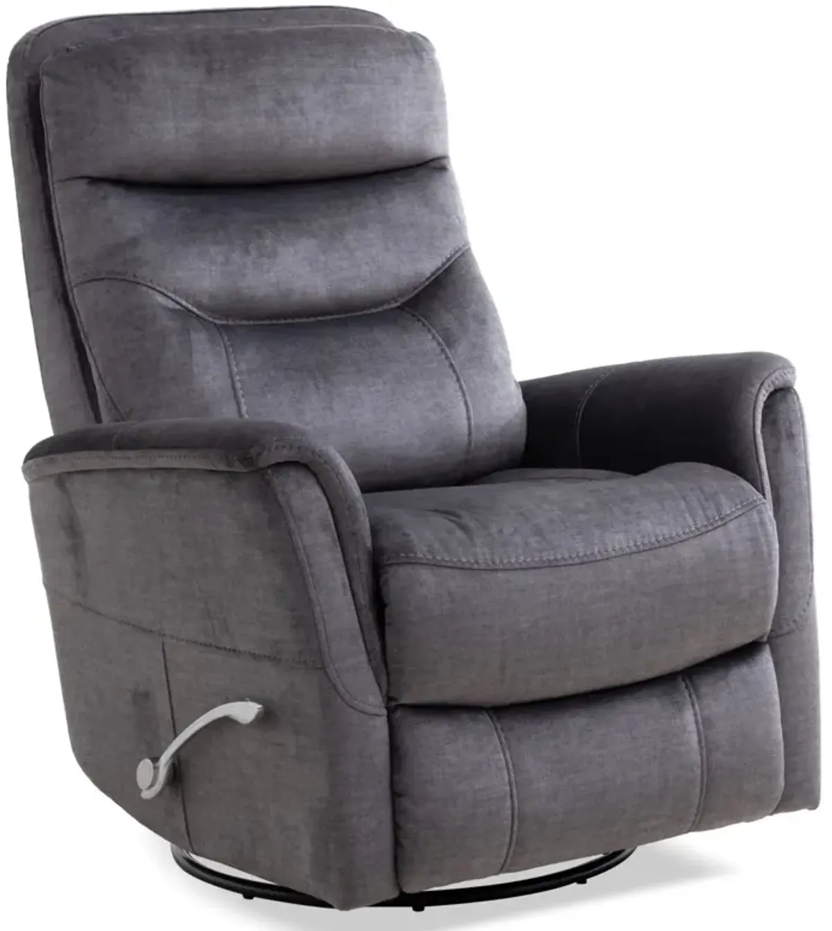 Parker House Gemini Capri Charcoal Manual Swivel Recliner