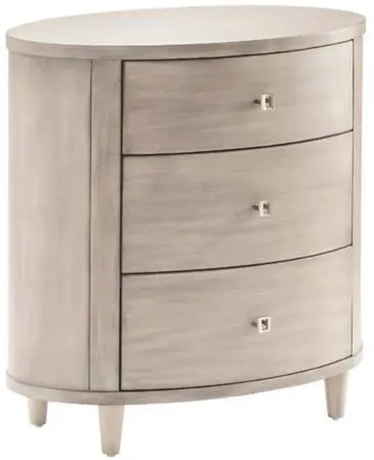 HAWTHORNE ESTATE GREY WASH OVAL CHEST